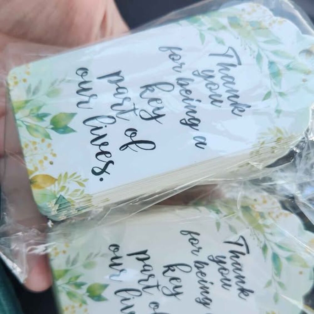 New 150 gift tag wedding